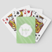 Groene Zandripples - Aangepaste speelkaarten (Achterkant)