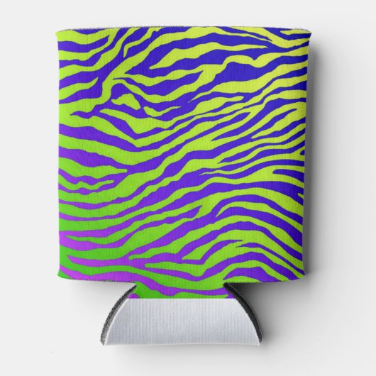 Groene Zebra Blikjeskoeler (Voorkant)