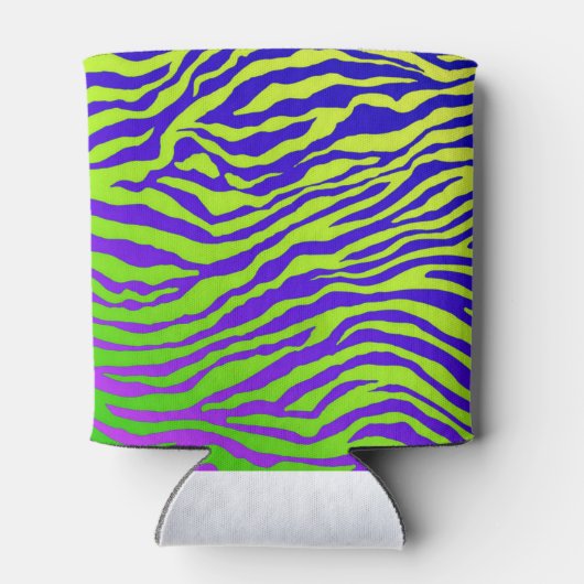 Groene Zebra Blikjeskoeler (Achterkant)