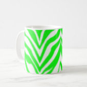 Groene Zebra Mok (Voorkant links)