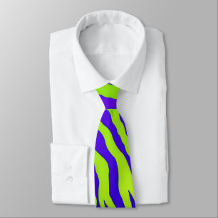 Groene Zebra Stropdas