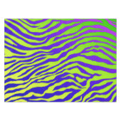 Groene Zebra Tafelkleed (Voorkant (Horizontaal))