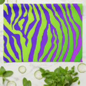 Groene Zebra Theedoek (Gevouwen)