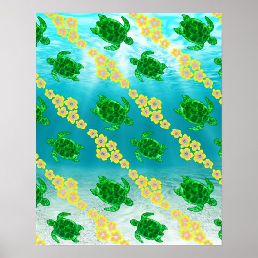 Groene Zee Poster (Voorkant)