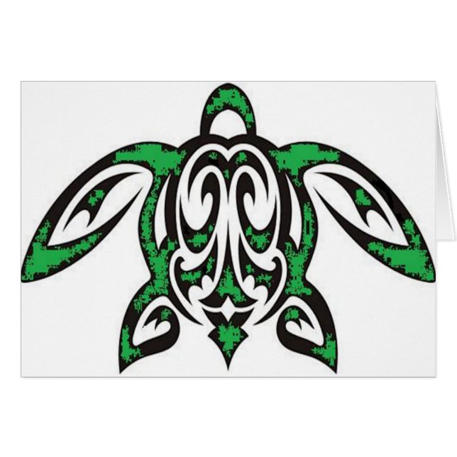 Groene zee schildpad (Voorkant Horizontaal)