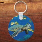 Groene Zee Sleutelhanger (Voorkant)