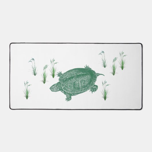 Groene Zee Turtle Bureaumat (Voorkant)