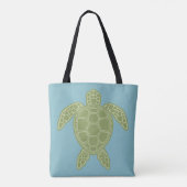 Groene Zee Turtle Draagtas (Achterkant)