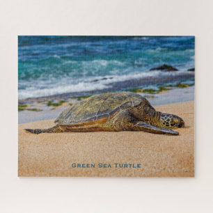 Groene Zee Turtle Legpuzzel