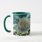 Groene Zee Turtle Mok (Links)