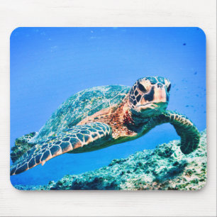 Groene Zee Turtle Muismat