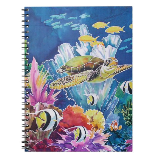 Groene Zee Turtle Notitieboek (Voorkant)