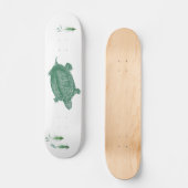 Groene Zee Turtle Skateboard (Voorkant)