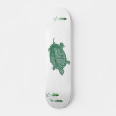 Groene Zee Turtle Skateboard (Voorkant)