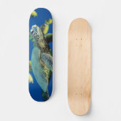 Groene Zee Turtle Skateboard (Voorkant)