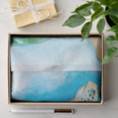 Groene Zee Turtle Tissuepapier (Geschenk)