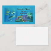 Groene Zee Turtle Visitekaartje (Voorkant / Achterkant)