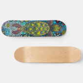 Groene Zeeen schildpad - Aboriginal - Skateboard D (Horizontaal)