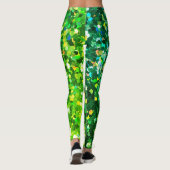 Groene Zeemeermin Holo Glitter Leggings Glitz! (Achterkant)