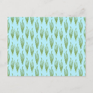 Groene Zeewier Oceaan Planten Natuurliefhebber Bla Briefkaart