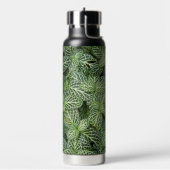 Groene zenuw Plant bladeren bloemig Waterfles (Links)