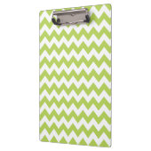 Groene zigzag, Groene Chevron, Geometrisch Patroon Klembord (Links)