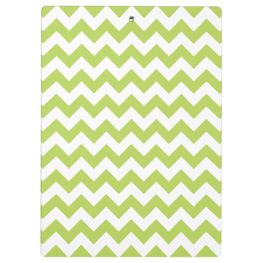 Groene zigzag, Groene Chevron, Jouw naam Klembord (Achterkant)