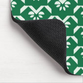 Groene zigzag muismat (Hoek)