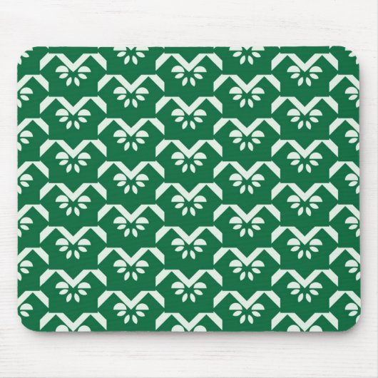 Groene zigzag muismat (Voorkant)