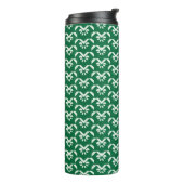 Groene zigzag thermosbeker (Gedraaid links)