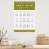 Groene Zitkaart van de Hues Chartreuse Poster (Keuken)