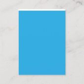 Groene zomer huwelijksuitnodiging visitekaartje (Achterkant)