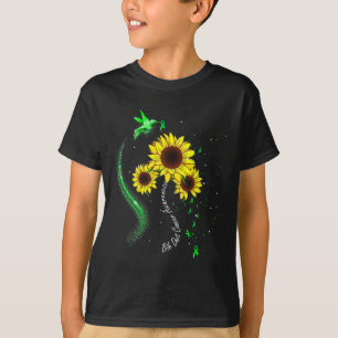 Groene Zonnebloem Galwegkanker Bewustzijn T-shirt