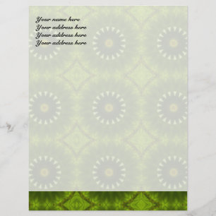Groene Zonnen Gepersonaliseerd Briefhoofd