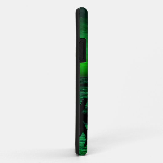 GROENE ZONSONDERGANGEN OCEAN SCHILDERACHTIG Case-Mate iPhone CASE (Achterkant/rechts)