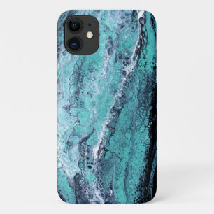 Groene Zwarte Draaikolk iPhone 11 Hoesje