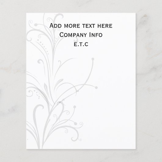 Groene, zwarte en witte grafische brochures (Achterkant)