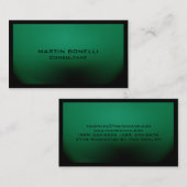 Groene Zwarte Grens Speciale Unieke Vlakte Visitekaartje (Voorkant / Achterkant)