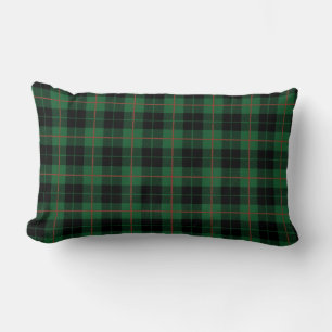 Groene Zwarte Rood Horloge Schotlandse Ruit, Schot Kussen