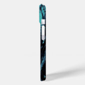 Groene Zwarte Wervel Case-Mate iPhone Case (Achterkant / Links)