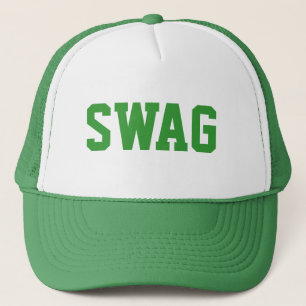 groene zwenkmomentopname trucker pet