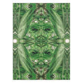 Groenen en Raindrops Pattern Tafelkleed (Voorkant)