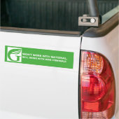 Groenen - Werkt niet met National Bumpersticker (Op Truck)
