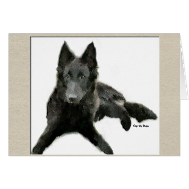 Groenendael Belgium Sheepdog Gifts (Voorkant Horizontaal)