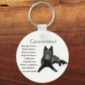 Groenendael Belgium Sheepdog Gifts Sleutelhanger (Voorkant)