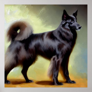 Groenendael Belgium Shepherd Dog Poster