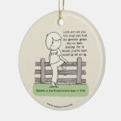 Groener gras keramisch ornament (Links)