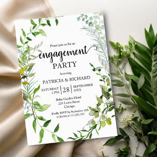 Groenfeest Engagement Party Kaart