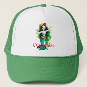 Groenhaarige Zeemeermin Thunder_Cove Trucker Pet