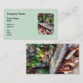 Groenhuis met bloemen visitekaartje (Voorkant / Achterkant)